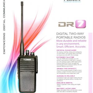 Portable Walkie Talkie TDMR-DR7